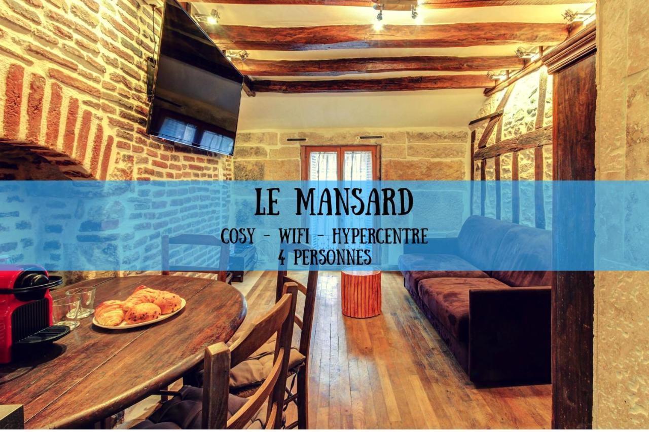 Le Mansard - Topdestination-Dijon - Centre Ville - Classe 3 Etoiles Eksteriør billede
